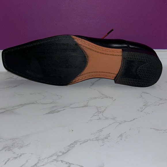 MENS Antonio Cerrelli Red and Black Formal Shoes - Picture 7 of 14